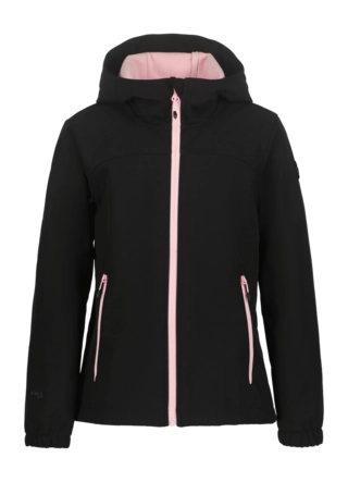 Jas Icepeak Kids Kobryn Jr G Softshell Black Regular Fit