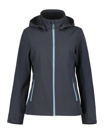 Jas Icepeak Women Brenham Anthracite Softshell Jacket Regular Fit