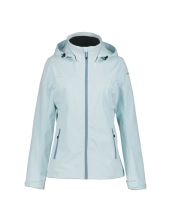 Jas Icepeak Women Brenham Baby Blue Softshell Jacket