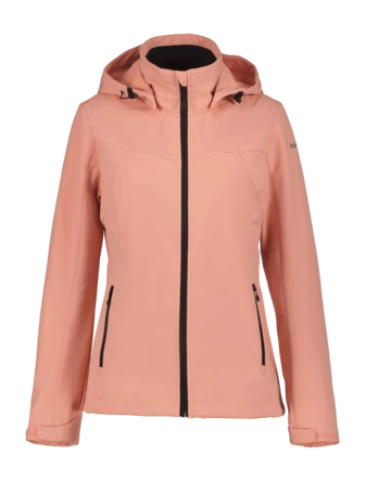 Jas Icepeak Women Brenham Light Pink Softshell Jacket A.W.S. ACTIVE