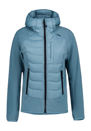 Jas Icepeak Women Dakota Light Blue Hybrid PrimaLoft