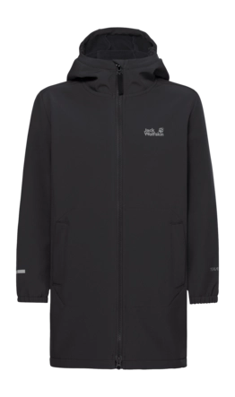 Jas Jack Wolfskin Kids Fourwinds Coat Black 280 g