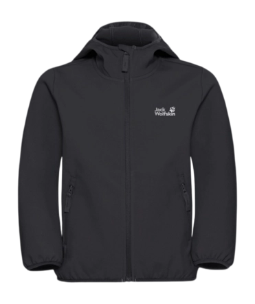 Jas Jack Wolfskin Kids Fourwinds Jacket Black Regular Fit