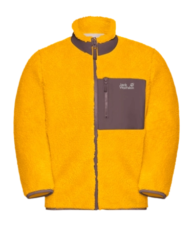 Jas Jack Wolfskin Kids Ice Curl Jacket Burly Yellow Jw 300 g