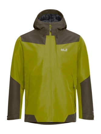 Jas Jack Wolfskin Men Flextrail 2L Khaki Green Regular Fit