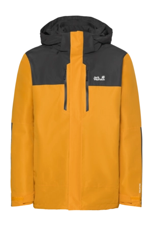 Jas Jack Wolfskin Men Jasper Pro 3 in 1 Burly Yellow Jw Regular Fit