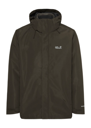 Jas Jack Wolfskin Men Pinetrail 3 in 1 Obsidian Moss Regular Fit