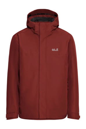 Jas Jack Wolfskin Men Stonelite 3 in 1 Merlot Regular Fit