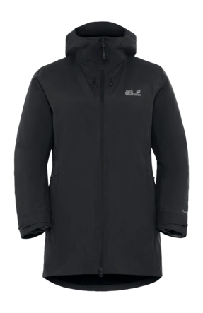 Jas Jack Wolfskin Women Icecape 3 in 1 Down RDS Black Regular Fit