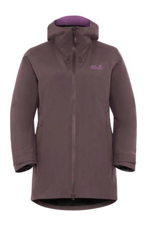 Jas Jack Wolfskin Women Icecape 3 in 1 Down RDS Sheer Plum 870 g