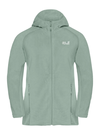 Jas Jack Wolfskin Women Rotwand Hooded FZ Green Zinnia Regular Fit