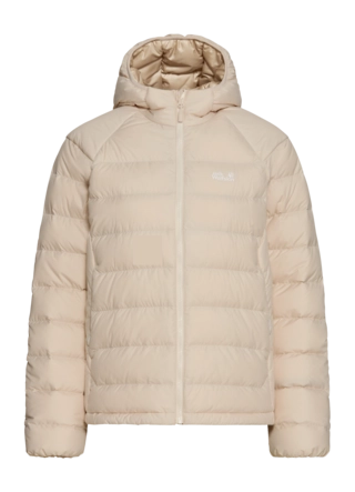 Jas Jack Wolfskin Women Wild Pass Down Hoody RDS Oyster Regular fit