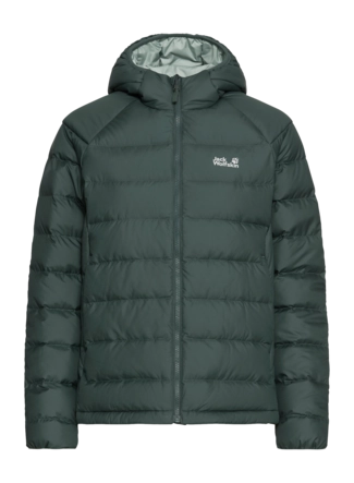 Jas Jack Wolfskin Women Wild Pass Down Hoody RDS Sago Palm Regular Fit