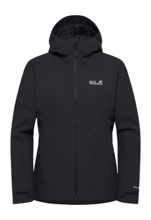 Jas Jack Wolfskin Women Wisper Ins Black Regular Fit