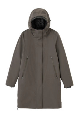 Jas Krakatau Women Planck Liner Parka Qw533 Dark Fossil | Etrias.nl