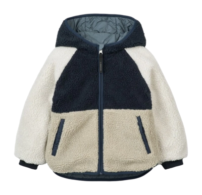 Jas Liewood Kids Jackson Reversible Jacket Whale Blue Multi Mix