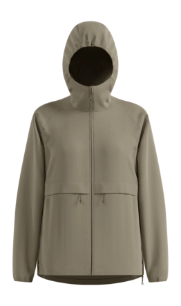 Jas Odlo Women Essential Windbreaker Vetiver Loose fit