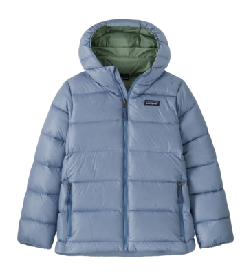 Jas Patagonia Kids Hi-Loft Down Sweater Hoody Barnacle Blue