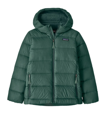 Jas Patagonia Kids Hi-Loft Down Sweater Hoody Cascade Green