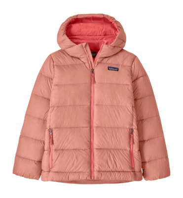 Jas Patagonia Kids Hi-Loft Down Sweater Hoody Moment Pink