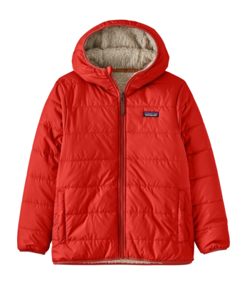 Jas Patagonia Kids Reversible Ready Freddy Hoody Amanita Red