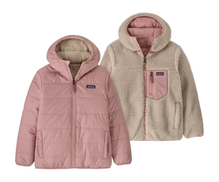 Jas Patagonia Kids Reversible Ready Freddy Hoody Fuzzy Mauve Regular Fit