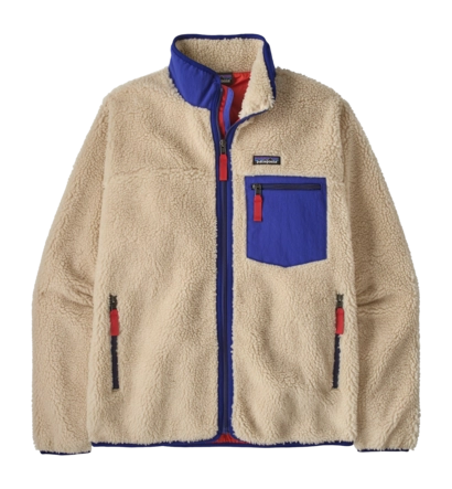 Jas Patagonia Men Classic Retro-X Jkt Dark Natural w/Cobalt Blue 726 g
