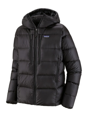 Jas Patagonia Men Fitz Roy Down Hoody Black