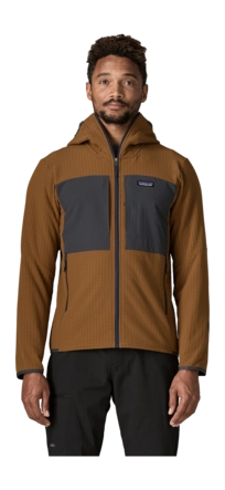 Jas Patagonia Men R2 TechFace Hoody Deer Brown Slim fit
