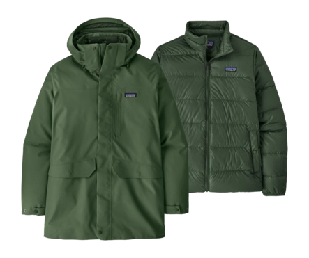 Jas Patagonia Men Tres 3-in-1 Parka Treeline Green Regular Fit