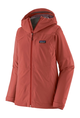 Jas Patagonia Women Boulder Fork Rain Jacket Potters Red