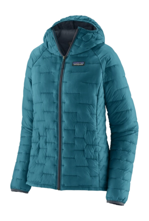 Jas Patagonia Women Micro Puff Hoody Glacial Blue Regular Fit