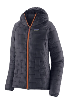 Jas Patagonia Women Micro Puff Hoody Smolder Blue w/P6 Blue
