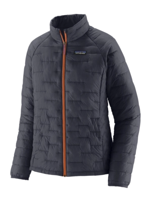 Jas Patagonia Women Micro Puff Jacket Smolder Blue w/P6 Blue