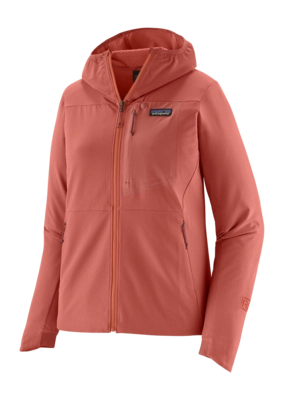 Jas Patagonia Women R1 CrossStrata Hoody Potters Red
