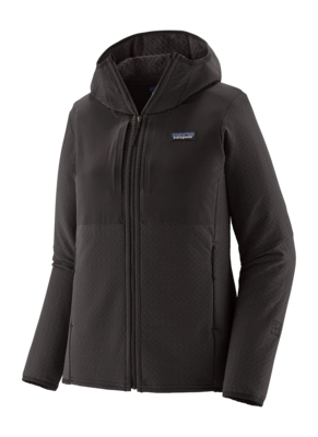 Jas Patagonia Women R2 CrossStrata Hoody Black