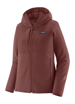 Jas Patagonia Women R2 CrossStrata Hoody Dark Ruby