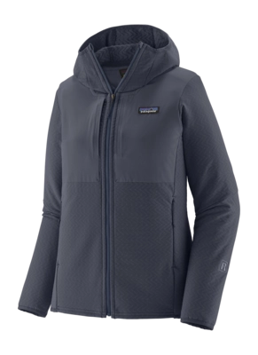 Jas Patagonia Women R2 CrossStrata Hoody Smolder Blue