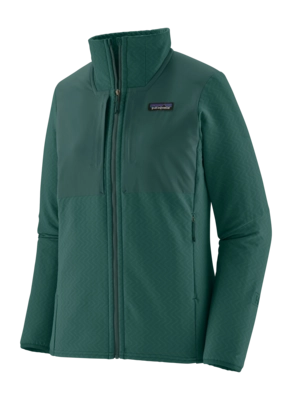 Jas Patagonia Women R2 CrossStrata Jacket Cascade Green