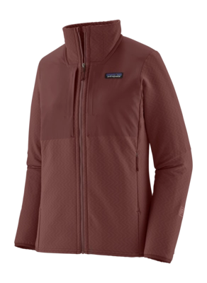 Jas Patagonia Women R2 CrossStrata Jacket Dark Ruby