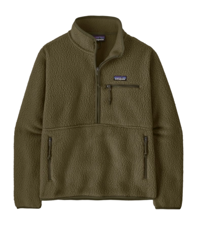 Jas Patagonia Women Retro Pile Marsupial Basin Green Regular Fit