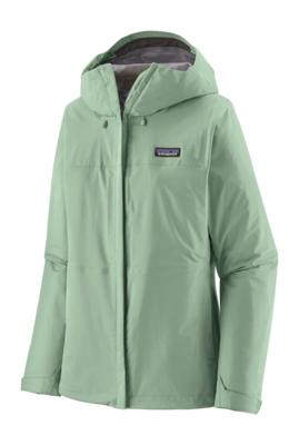 Jas Patagonia Women Torrentshell 3L Rain Jacket Ellwood Green