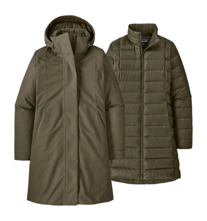 Jas Patagonia Women Tres 3-in-1 Parka Basin Green Regular fit