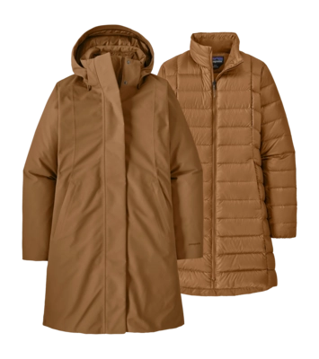 Jas Patagonia Women Tres 3-in-1 Parka Deer Brown