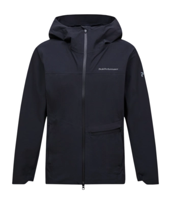 Jas Peak Performance Men Commuter HIPE 3L Shell Jacket Black Regular Fit