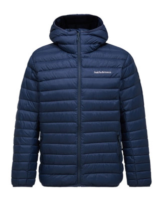 Jas Peak Performance Men Down Liner Hood Jacket Blue Shadow DWR