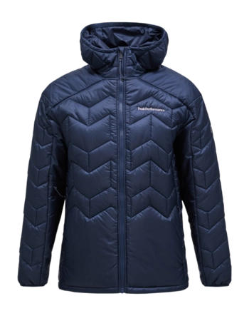 Jas Peak Performance Men Elevate Insulated Hood Blue Shadow Regular Fit