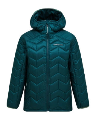 Jas Peak Performance Men Elevate Insulated Hood Jacket Ponderosa Pine Regular Fit