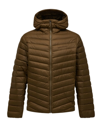 Jas Peak Performance Men Frost Down Hood Meadow Moss Regular Fit