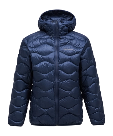 Jas Peak Performance Men Helium Down Hood Blue Shadow Regular Fit